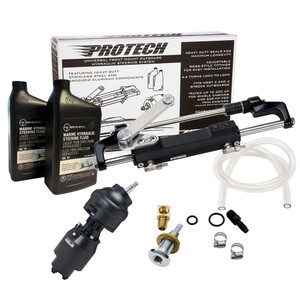 Uflex PROTECH 2.1 Front Mount Tilt OB Hydraulic System - Includes UP28T Helm Pump, Oil, UC128TS-2 Cylinder,  X52 Tilt - No Hoses - PROTECH 2.1T Uflex PROTECH 2.1 Front Mount Tilt OB Hydraulic System - Includes UP28T Helm Pump, Oil, UC128TS-2 Cylinder,  X52 Tilt - No Hoses - PROTECH 2.1T