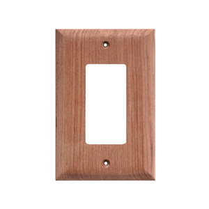 Whitecap Teak Ground Fault Outlet Cover/Receptacle Plate - 60171