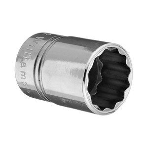 Williams 25/32" Shallow Socket 1/2" Drive 12 Point - JHWST-1225 Williams 25/32" Shallow Socket 1/2" Drive 12 Point - JHWST-1225