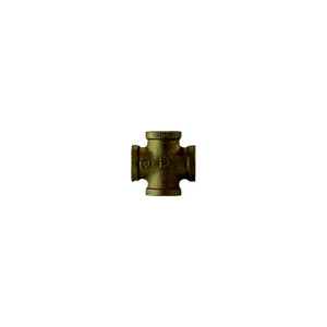 Brass Fittings 44393 Bronze Cross, 1/2" - 44-393