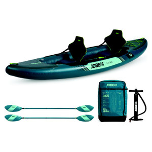 Jobe 600025002PCS Gama Inflatable Kayak Package, 11ft11" length x 37" width, Atlantic Green - 600025002PCS Jobe 600025002PCS Gama Inflatable Kayak Package, 11ft11" length x 37" width, Atlantic Green - 600025002PCS