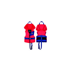 Mustang Survival MV355657 Child Vest, 33-55 lbs. Red/Navy - Mustang Survival MV355657 Child Vest, 33-55 lbs. Red/Navy -