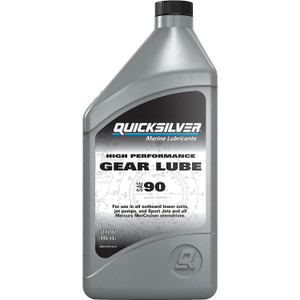 Quicksilver 92-8M0222065 High Performance Gear Lube SAE-90, 32 oz. - 8M0222065