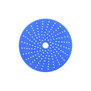 Seachoice 91845 Multi-Hole Blue Ceramic blend Hook-and -Loop Discs, Grade: 320, Size: 6" - 76514