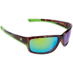 Seachoice 98804 "Voyager" Polarized Sunglasses, Frame: Shiny Tortoise, Lens: Green Mirror - YP120683000000