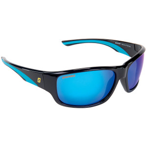Seachoice 98820 "Neptune" Polarized Sunglasses, Frame: Shiny Black, Lens: Blue Mirror - A181133000000