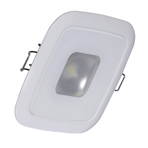 Lumitec Square Mirage Down Light - Spectrum RGBW Dimming - White Bezel - 116127 Lumitec Square Mirage Down Light - Spectrum RGBW Dimming - White Bezel - 116127