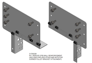 Bal Norco - Service Corner Pull Brkt Wall Reinf - 21700238
