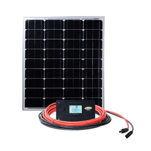 Go Power - Gp-eco-80: 80 Watt Solar Kit With W - GP-ECO-80