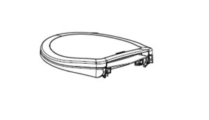 Thetford - Seat & Cover Amvi White - 31856