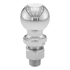 CURT 2-5/16" Trailer Ball - 1" x 2-1/8" Shank - 7,500 lb. Capacity - Chrome - 40067