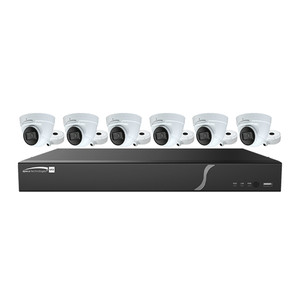 Speco 8 Channel, 2TB Recorder w/6 4MP Turret Cameras - ZIP86T2
