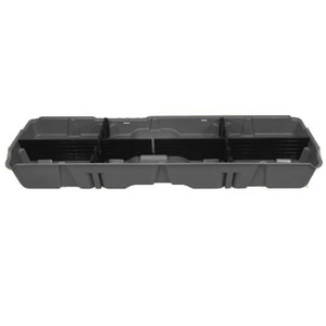 Du-ha Underseat Storage Gun Case For '07-13 Chevrolet/gmc & '07-'14 Heavy Duty Crew Cab (dark Gray) - 10042