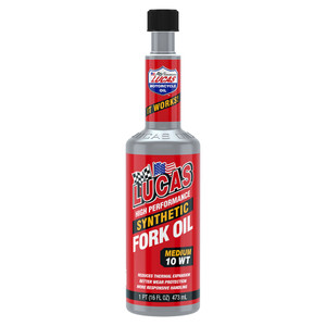 Lucas Oil Synthetic Fork Oil 10 Wt 16 Ounce - 10772