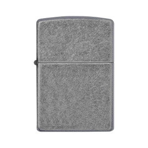 Zippo Windproof Lighter Antique Silver Plate - 121FB