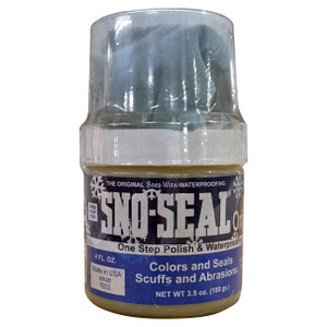 Atsko Sno-seal Original Beeswax Waterproofing Seasonal Leather Protection + Applicator (4 Oz. Jar) - 1331