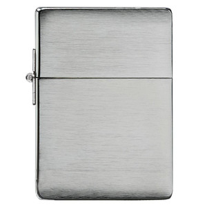 Zippo Windproof Lighter 1935 Replica W/o Slashes Brushed Chrome - 1935.25