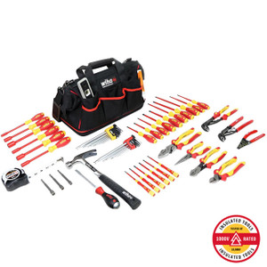 Wiha Insulated Master Electricians Tools Set (59 Piece Set) - 32937