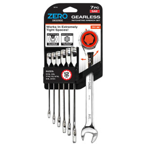 Zero Degree Sae Ultra-precise Gearless Ratchet Wrench Set (7-piece) - 38140