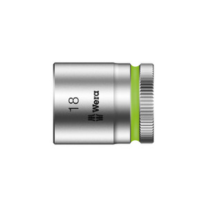 Wera 3/8' Drive Metric Socket - 18mm - 5003563001