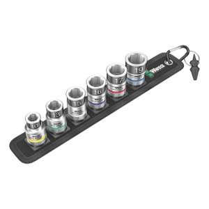 Wera 1/2' Drive Metric Sockets  On Storage Belt (7 Piece) -