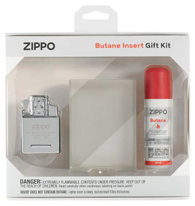 Zippo Butane Insert Gift Set White - 52RBDI