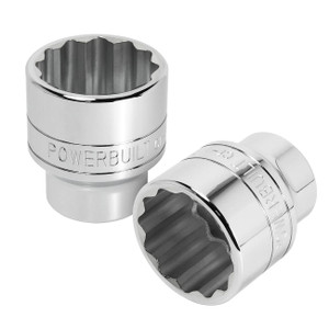 Powerbuilt Metric Shallow Socket - 46mm X 3/4 Inch Drive - 6433240