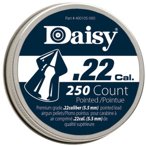 Daisy .22cal Pointed Lead Pellets (250 Count) - 997922