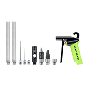 Flexzilla X1 Blow Gun Kit Zillagreen (10-piece) - AG1500FZKIT