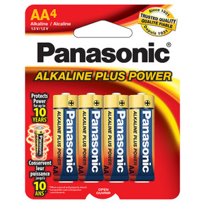 Panasonic Alkaline Size "aa" Plus Power (4-pack) - AM-3PA/4B