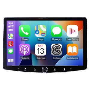 Elite Car Audio Single Din 360 Degree Swivel 10.1" Am/fm/bt Wireless Carplay & Android Auto - EA12ACP