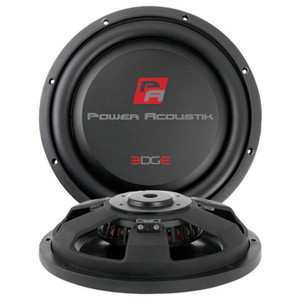 Power Acoustik 10" Shallow Mount Woofer 600w Rms/1200w Max Single 4 Ohm Voice Coil - EW-104S