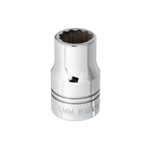 Williams 13mm Shallow Socket 1/2' Drive 12 Point - JHWSTM-1213