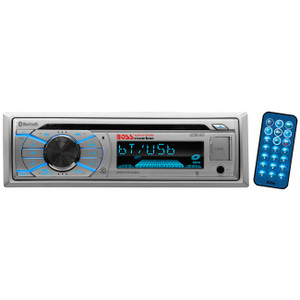 Boss Audio Marine Am/fm/cd Receiver With Bluetooth (silver) - MR508UABS