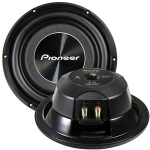 Pioneer 10" Shallow Mount Woofer 4 Ohm 1200w Max - TS-A2500LS4