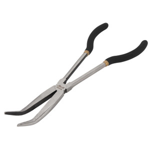 Performance Tool 11" Long Handle 45-degree Bent Nose Pliers -