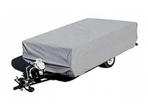 ADCO - Polypropylene Folding Trailer Cover  14 Ft Gray - 2893