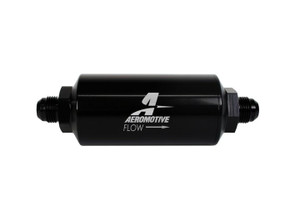 Aeromotive - Filter Inline 10m Microglass Element An08 Male Brightdip Black 2in Od - 12375