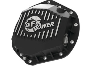 aFe Power - Pro Series Rear Differential Cover Black W/ Machined Fins - 46-71060B