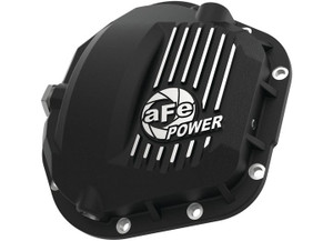 aFe Power - Pro Series Dana 60 Front Differential Cover Black W/ Machined Fins - 46-71100B