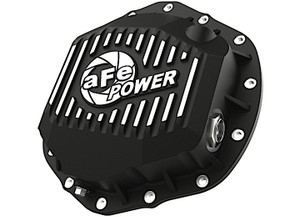 aFe Power - 20c Gm Trucks Pro Series Rear Differential Cover Black W/ Machined Fins - 46-71260B
