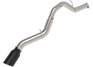 aFe Power - 24c Gm Trucks Large Borehd 5 In Dpfback Ss Exhaust System W/black Tip - 49-44147-B