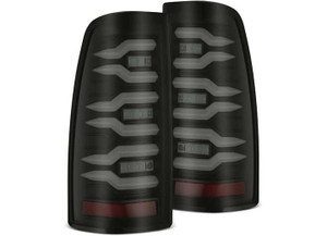AlphaRex - 9906 Silverado/sierra 1500/2500/3500hd Luxx Led Tail Lights Black - 620006