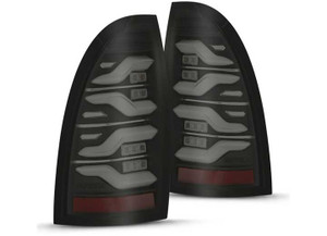 AlphaRex - 0515 Tacoma Luxxseries Led Tail Lights Black W/activation Light & Seq Signal Amber - 680060
