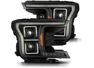 AlphaRex - 1820 F150 Proseries Projector Headlights Chrome - 880252
