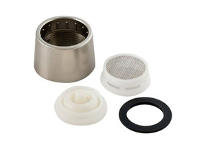 American Brass - Spout Aerator Kit Plated Brushed Nickel  Carded - CRD-SPTAERN