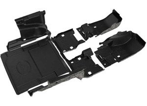 Armorlite - 1823 Wrangler Full Kit Flooring Cargo Mat Wheelhouse Covers Mesa Smoke - B1018991-BLK1-AA