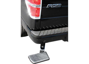 Amp Research - 0614 F150(excl Flareside) Flip Down Bumper Step Bedstep - 75302-01A