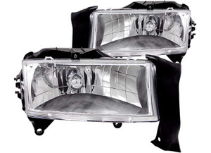 Anzo - 9803 Durango/9704 Dakota Headlights Crystal Chrome Driver/passenger - 111021