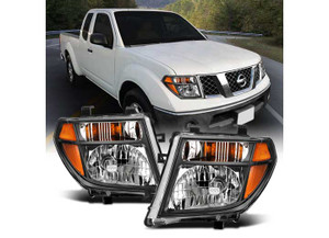 Anzo - 0507 Pathfinder Crystal Headlight Black Amber - 111434